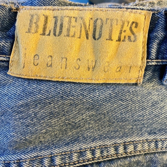 Vintage Highwaisted Baggy Skater Light Stone Wash Mom Jeans Bluenotes Zip Fly - Picture 3 of 4